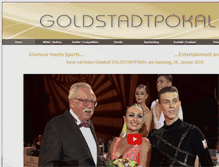 Tablet Screenshot of goldstadtpokal.com
